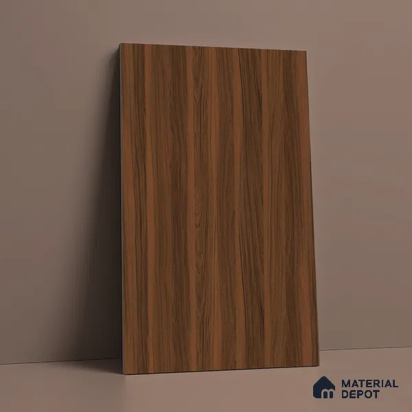Wooden Look LM 19180 Wattle Juglans 8 ft x 4 ft Texture Finish Decorative Laminate - 1 mm | Suitable for TV Unit, Wardrobe, Kitchen Cabinets