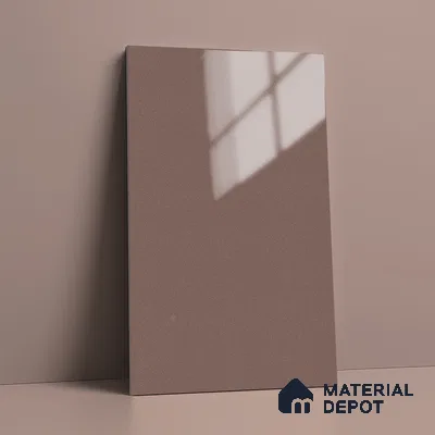 Metallic Look LM 19190 Rose Gold 8 ft x 4 ft Glossy Finish Decorative Laminate - 1 mm | Suitable for TV Unit, Wardrobe, Kitchen Cabinets