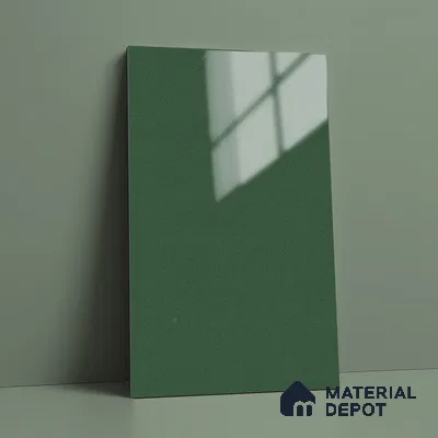 Metallic Look LM 19191 Minty Green 8 ft x 4 ft Glossy Finish Decorative Laminate - 1 mm | Suitable for TV Unit, Wardrobe, Kitchen Cabinets