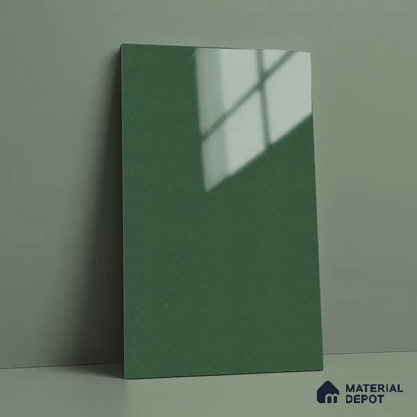 Metallic Look LM 19191 Minty Green 8 ft x 4 ft Glossy Finish Decorative Laminate - 1 mm | Suitable for TV Unit, Wardrobe, Kitchen Cabinets