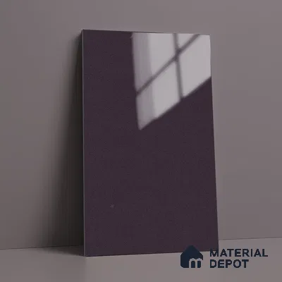 Metallic Look LM 19192 Metallic Purple 8 ft x 4 ft Glossy Finish Decorative Laminate - 1 mm | Suitable for TV Unit, Wardrobe, Kitchen Cabinets