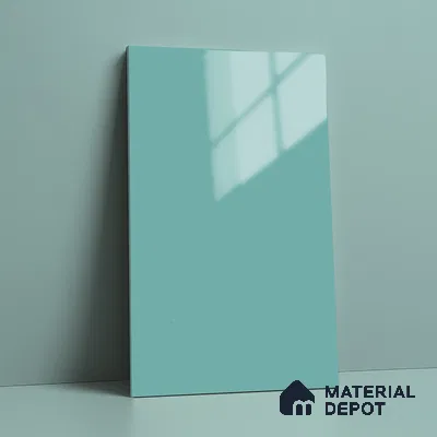 Solid Colors Look LM 19209 Celesto 8 ft x 4 ft Glossy Finish Decorative Laminate - 1 mm | Suitable for Living Room, Kitchen, Office