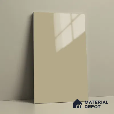 Solid Colors Look LM 19212 Pabble Stone 8 ft x 4 ft Glossy Finish Decorative Laminate - 1 mm | Suitable for Living Room, Kitchen, Office