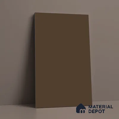 Solid Colors Look LM 19230 Brown Haze 8 ft x 4 ft Matte Finish Decorative Laminate - 1 mm | Suitable for Living Room, Kitchen, Office