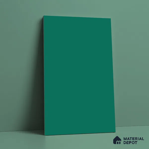 Solid Colors Look LM 19234 Turquoise 8 ft x 4 ft Matte Finish Decorative Laminate - 1 mm | Suitable for Living Room, Kitchen, Office