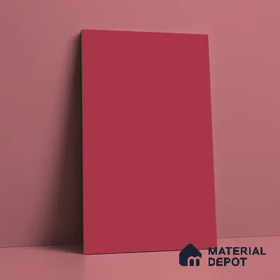 Solid Colors Look LM 19235 Raspberry 8 ft x 4 ft Matte Finish Decorative Laminate - 1 mm | Suitable for Living Room, Kitchen, Office