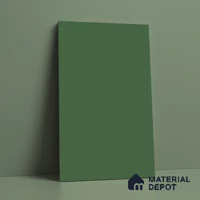 Solid Colors Look LM 19236 Moss Green 8 ft x 4 ft Matte Finish Decorative Laminate - 1 mm | Suitable for Living Room, Kitchen, Office