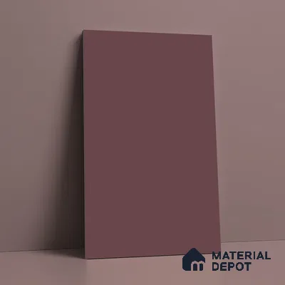 Solid Colors Look LM 19243 Rouge 8 ft x 4 ft Matte Finish Decorative Laminate - 1 mm | Suitable for Living Room, Kitchen, Office