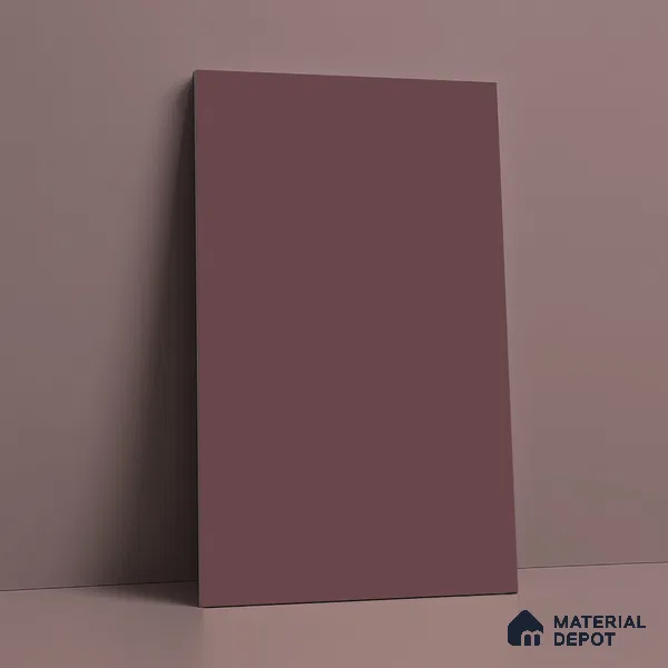 Solid Colors Look LM 19243 Rouge 8 ft x 4 ft Matte Finish Decorative Laminate - 1 mm | Suitable for Living Room, Kitchen, Office
