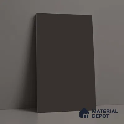 Solid Colors Look LM 19245 Dark Grey 8 ft x 4 ft Matte Finish Decorative Laminate - 1 mm | Suitable for Living Room, Kitchen, Office