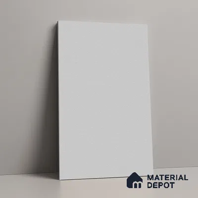 Solid Colors Look LM 19261 Super White 8 ft x 4 ft Suede Finish Decorative Laminate - 1 mm | Suitable for Living Room, Kitchen, Office
