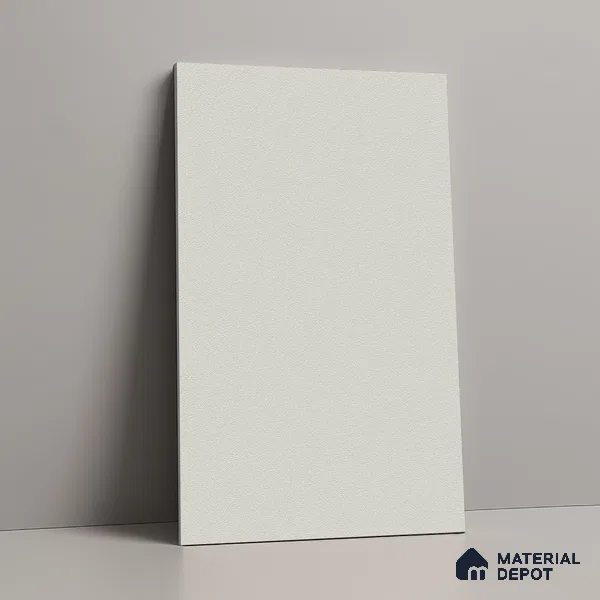 Solid Colors Look LM 19262 Frosty White 8 ft x 4 ft Suede Finish Decorative Laminate - 1 mm | Suitable for Living Room, Kitchen, Office