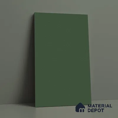 Solid Colors Look LM 19266 Basil Green 8 ft x 4 ft Suede Finish Decorative Laminate - 1 mm | Suitable for Living Room, Kitchen, Office