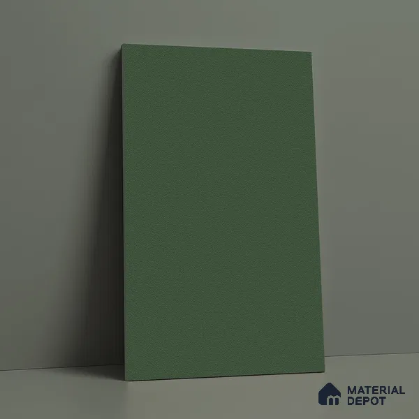 Solid Colors Look LM 19266 Basil Green 8 ft x 4 ft Suede Finish Decorative Laminate - 1 mm | Suitable for Living Room, Kitchen, Office