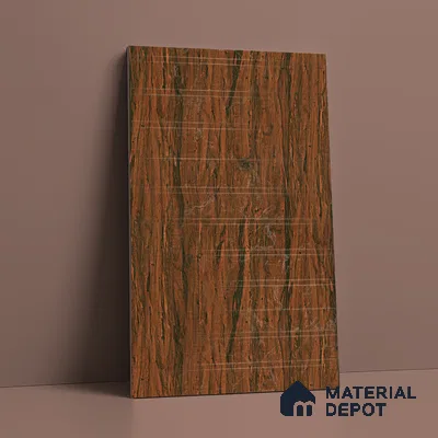 Wooden Look LM 19316 Tropical Wood 8 ft x 4 ft Texture Finish Decorative Laminate - 1 mm | Suitable for TV Unit, Wardrobe, Kitchen Cabinets
