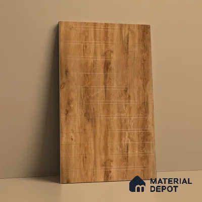 Wooden Look LM 19318 Canadian Pear 8 ft x 4 ft Texture Finish Decorative Laminate - 1 mm | Suitable for TV Unit, Wardrobe, Kitchen Cabinets