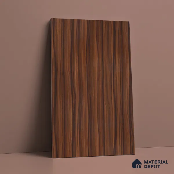 Wooden Look LM 19326 Wharthon Walnut 8 ft x 4 ft Texture Finish Decorative Laminate - 1 mm | Suitable for TV Unit, Wardrobe, Kitchen Cabinets