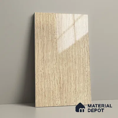Wooden Look LM 19346 Mali Mahogany 8 ft x 4 ft Glossy Finish Decorative Laminate - 1 mm | Suitable for TV Unit, Wardrobe, Kitchen Cabinets
