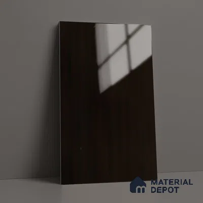 Wooden Look LM 19348 Brown Ipe 8 ft x 4 ft Glossy Finish Decorative Laminate - 1 mm | Suitable for TV Unit, Wardrobe, Kitchen Cabinets