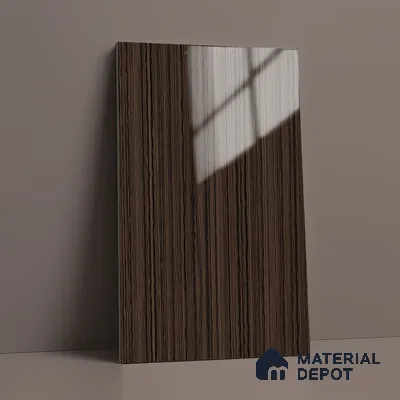 Wooden Look LM 19352 Camden Craftwood 8 ft x 4 ft Glossy Finish Decorative Laminate - 1 mm | Suitable for TV Unit, Wardrobe, Kitchen Cabinets