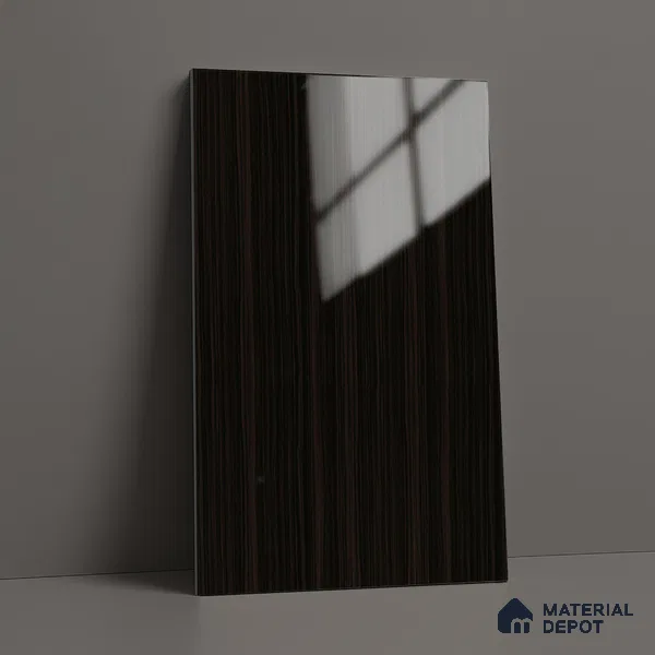 Wooden Look LM 19361 Tacna Teak 8 ft x 4 ft Glossy Finish Decorative Laminate - 1 mm | Suitable for TV Unit, Wardrobe, Kitchen Cabinets