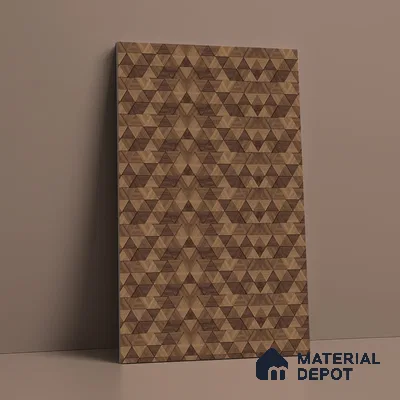 Digital Look LM 19374 Delta Blocks 8 ft x 4 ft Matte Finish Decorative Laminate - 1 mm | Suitable for TV Unit, Wardrobe, Kitchen Cabinets