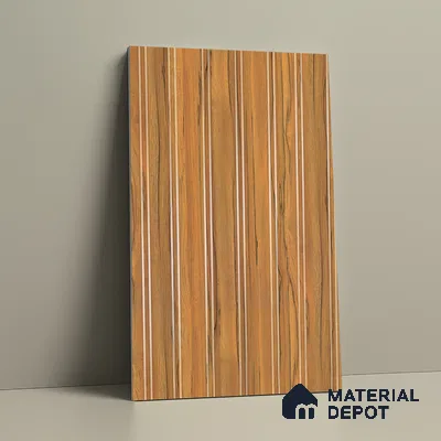 Wooden Look LM 19380 Apple Wood Uk 8 ft x 4 ft Texture Finish Decorative Laminate - 1 mm | Suitable for TV Unit, Wardrobe, Kitchen Cabinets