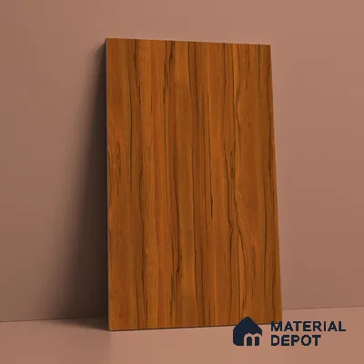 Wooden Look LM 19396 Apple Wood Usa 8 ft x 4 ft Suede Finish Decorative Laminate - 1 mm | Suitable for TV Unit, Wardrobe, Kitchen Cabinets