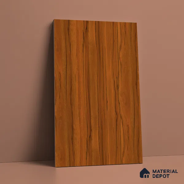 Wooden Look LM 19396 Apple Wood Usa 8 ft x 4 ft Suede Finish Decorative Laminate - 1 mm | Suitable for TV Unit, Wardrobe, Kitchen Cabinets
