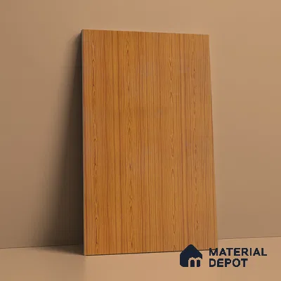 Wooden Look LM 19402 Nayana Teak 8 ft x 4 ft Suede Finish Decorative Laminate - 1 mm | Suitable for TV Unit, Wardrobe, Kitchen Cabinets