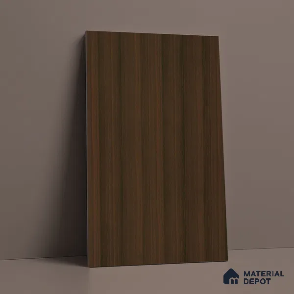 Wooden Look LM 19405 Wales Walnut 8 ft x 4 ft Suede Finish Decorative Laminate - 1 mm | Suitable for TV Unit, Wardrobe, Kitchen Cabinets