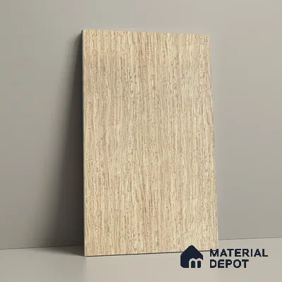 Wooden Look LM 19407 Mali Mahogany 8 ft x 4 ft Suede Finish Decorative Laminate - 1 mm | Suitable for TV Unit, Wardrobe, Kitchen Cabinets