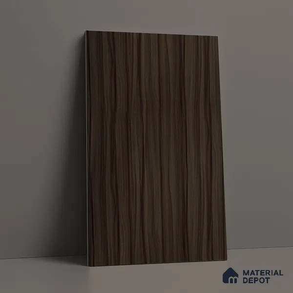 Wooden Look LM 19408 Marshal Mahogany 8 ft x 4 ft Suede Finish Decorative Laminate - 1 mm | Suitable for TV Unit, Wardrobe, Kitchen Cabinets