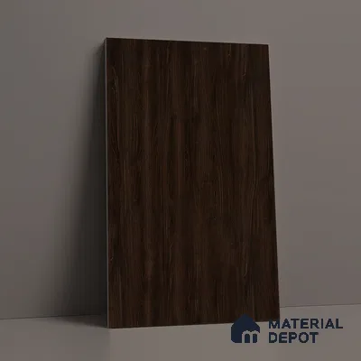 Wooden Look LM 19409 Walsall Walnut 8 ft x 4 ft Suede Finish Decorative Laminate - 1 mm | Suitable for TV Unit, Wardrobe, Kitchen Cabinets