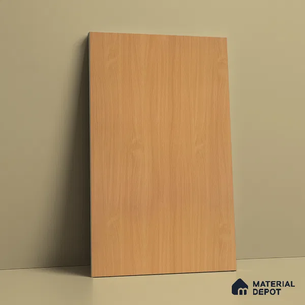 Wooden Look LM 19411 Basel Beech 8 ft x 4 ft Suede Finish Decorative Laminate - 1 mm | Suitable for TV Unit, Wardrobe, Kitchen Cabinets