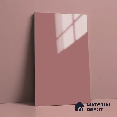 LM 19427 Roxburghii Solid Color Glossy Finish 8 ft x 4 ft Decorative Laminate - 1 mm | Suitable for Living Room, Kitchen, Office