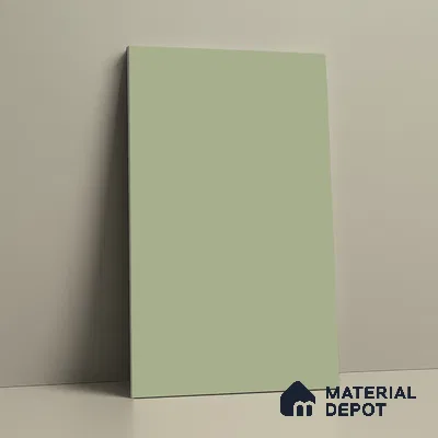 LM 19428 B Light Green Solid Color Matte Finish 8 ft x 4 ft Decorative Laminate - 1 mm | Suitable for Living Room, Kitchen, Office
