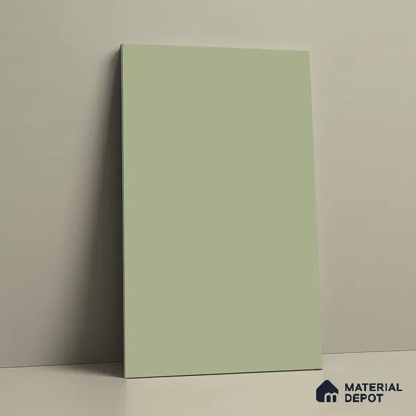 LM 19428 B Light Green Solid Color Matte Finish 8 ft x 4 ft Decorative Laminate - 1 mm | Suitable for Living Room, Kitchen, Office