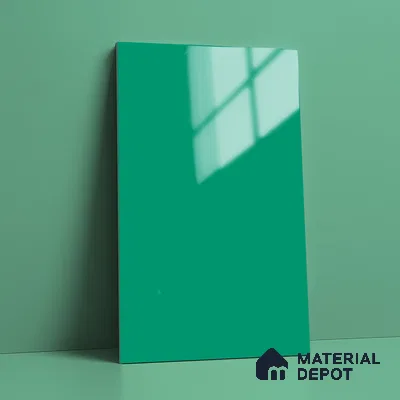 LM 19445 Artistata Solid Color Glossy Finish 8 ft x 4 ft Decorative Laminate - 1 mm | Suitable for Living Room, Kitchen, Office