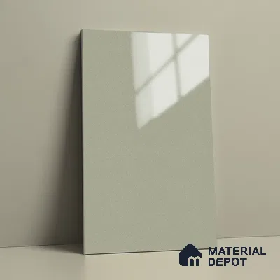 LM 19468 Lead Grey Metallic High Gloss Finish 8 ft x 4 ft Decorative Laminate - 1 mm | Suitable for TV Unit, Wardrobe, Kitchen Cabinets