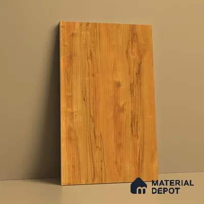 Wooden Fluted Look LM 19480 E Exotic Walnut Fine Texture Finish 8 ft x 4 ft Decorative Laminate - 1 mm | Suitable for TV Unit, Wardrobe, Kitchen Cabinets