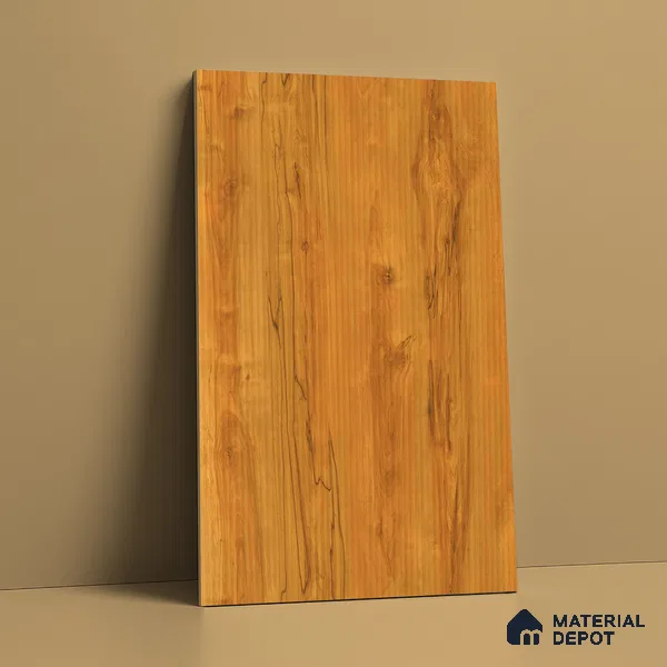 Wooden Fluted Look LM 19480 E Exotic Walnut Fine Texture Finish 8 ft x 4 ft Decorative Laminate - 1 mm | Suitable for TV Unit, Wardrobe, Kitchen Cabinets