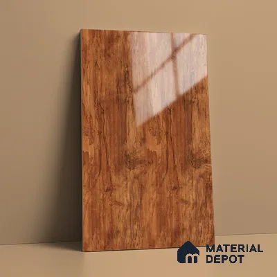 Wooden Fluted LM 19500 Novacento Pine 8 ft x 4 ft Glossy Finish Decorative Laminate - 1 mm | Suitable for TV Unit,Wardrobe, Kitchen Cabinets