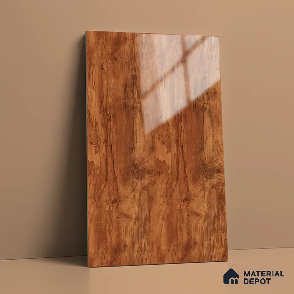 Wooden Look LM 19500 B Novacento Pine Wood High Gloss Finish 8 ft x 4 ft Decorative Laminate - 1 mm | Suitable for TV Unit, Wardrobe, Kitchen Cabinets