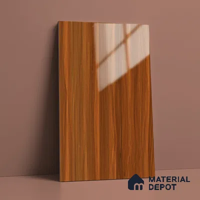 Wooden Look LM 19501 E Artisan Oak Wood High Gloss Finish 8 ft x 4 ft Decorative Laminate - 1 mm | Suitable for TV Unit, Wardrobe, Kitchen Cabinets