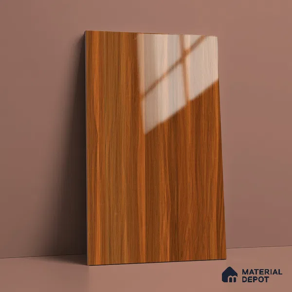 Wooden Look LM 19501 E Artisan Oak Wood High Gloss Finish 8 ft x 4 ft Decorative Laminate - 1 mm | Suitable for TV Unit, Wardrobe, Kitchen Cabinets