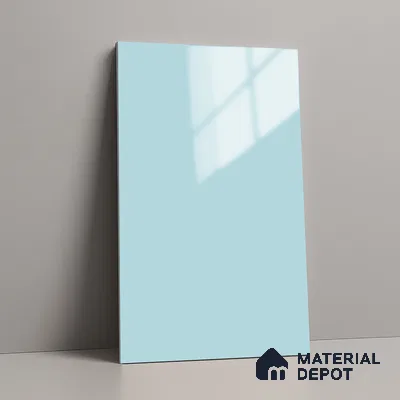 LM 21062 D Seawyn Solid Color Glossy Finish 8 ft x 4 ft Decorative Laminate - 1 mm | Suitable for Living Room, Kitchen, Office