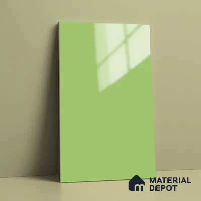 LM 21063 F Pistara Solid Color Glossy Finish 8 ft x 4 ft Decorative Laminate - 1 mm | Suitable for Living Room, Kitchen, Office