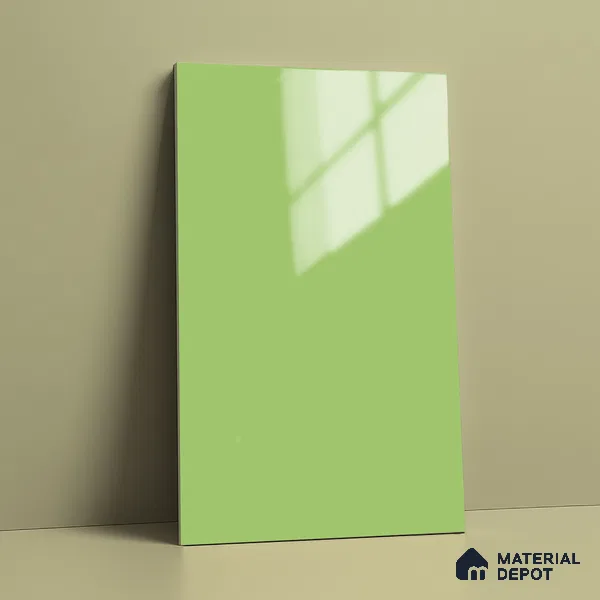 LM 21063 F Pistara Solid Color Glossy Finish 8 ft x 4 ft Decorative Laminate - 1 mm | Suitable for Living Room, Kitchen, Office