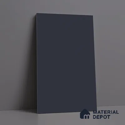 LM 21070 I Deep Slate Blue Solid Color Suede Finish 8 ft x 4 ft Decorative Laminate - 1 mm | Suitable for Living Room, Kitchen, Office